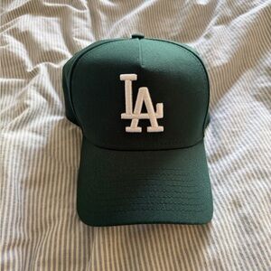 New Era Dark Green LA Logo Hat